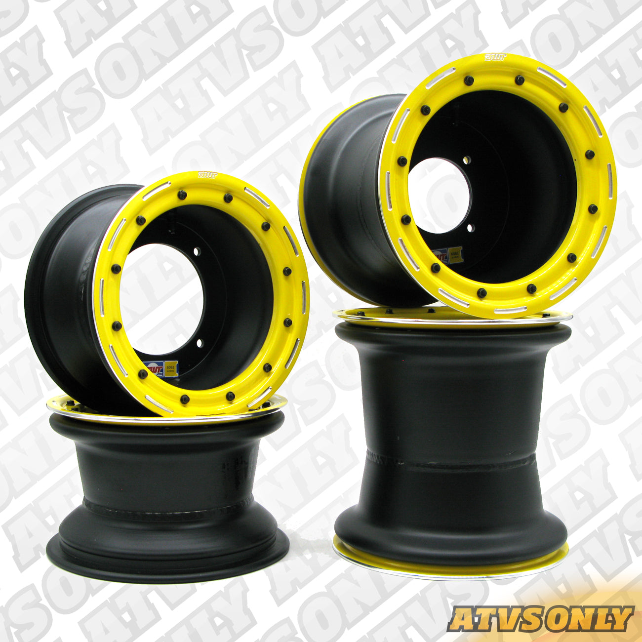 Wheels – Ultimate Yellow Beadlock 10” Set of 4