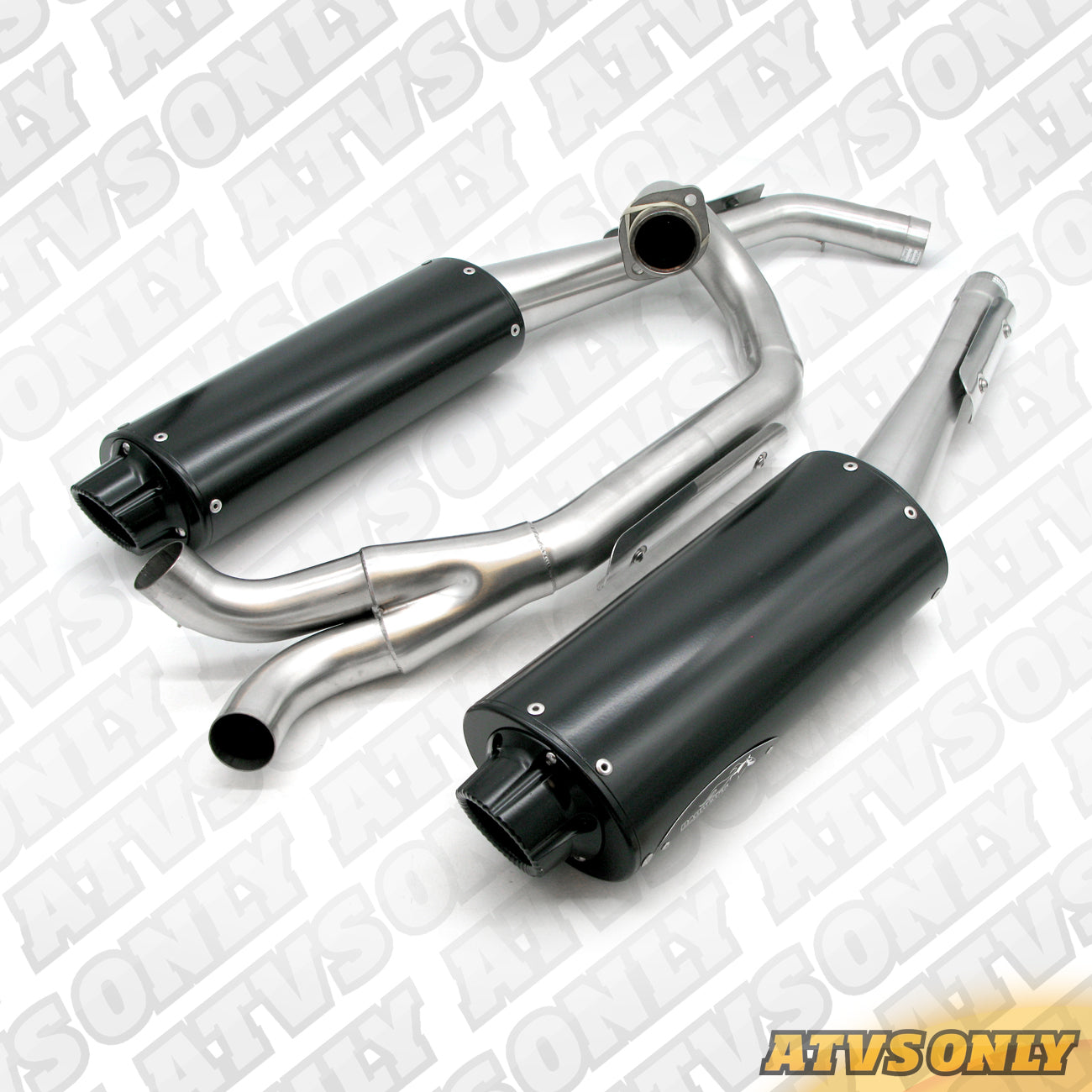 Exhaust - Full Twin Oval System for Yamaha Raptor 700