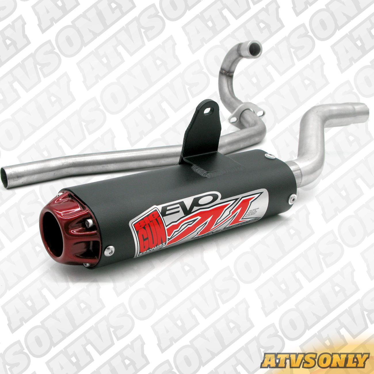 Exhaust – EVO M Full Exhaust System in Black for Yamaha Raptor 90